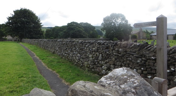 Horton-in-Ribblesdale-church-public-footpath-route