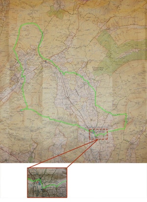 Yorkshire-Three-Peaks-Route-on-OS-Map-(small)