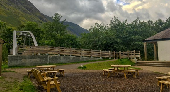 Bridge next to ben nevis visitor centre