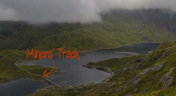 Miners Track viewable from Pyg Track