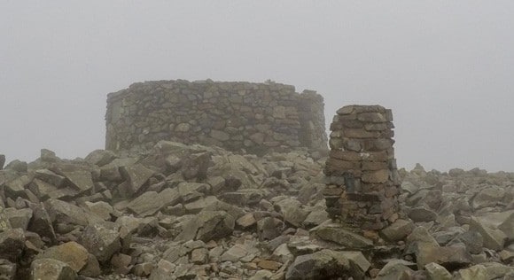 Scafell Pike Trig and Shelter