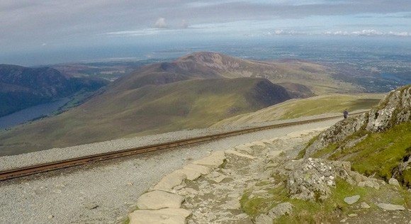 Snowdon train track