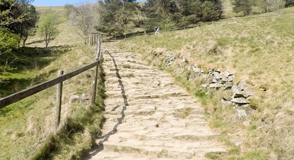 Steps up Jacobs Ladder