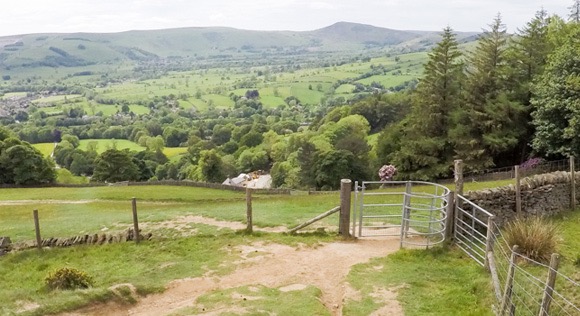 Metal gate leading to Twitchill Farm