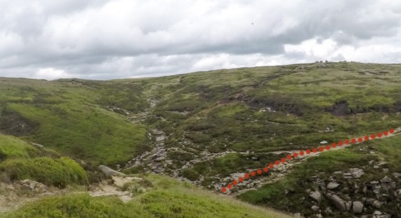 Fords crossing at Crowden Clough