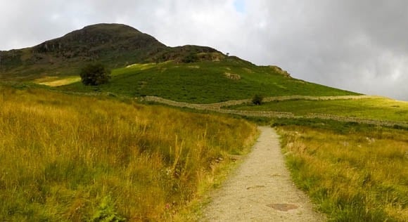 Path at the start of Helvellyn route