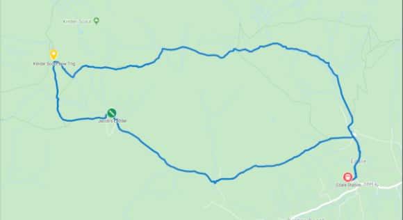 Kinder Scout and Jacobs Ladder Route