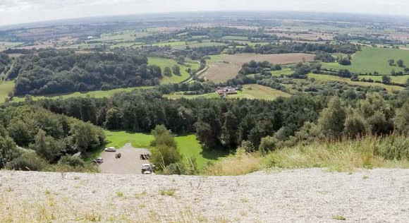 View from white horse