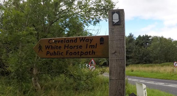 White Horse Signpost