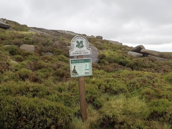 Derwent Edge signpost