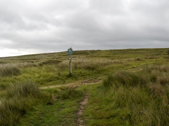 Signpost for Stanage Edge