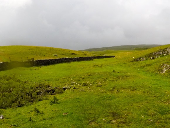 Grassed route to Malham Cove