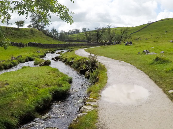 Malham Beck and pathway