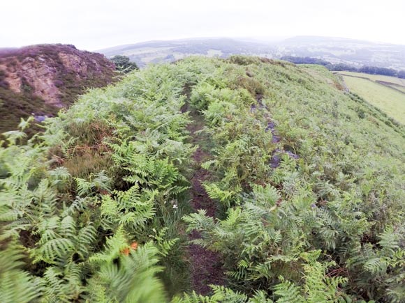 Narrow path after Baslow Edge