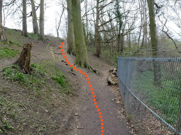 Path away from Nidd Viaduct